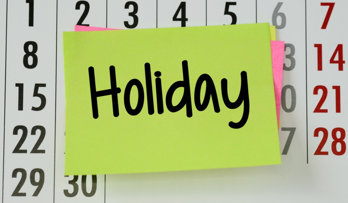 14 August Holiday