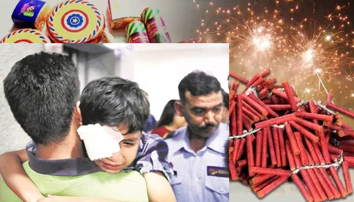 eye injury in diwali
